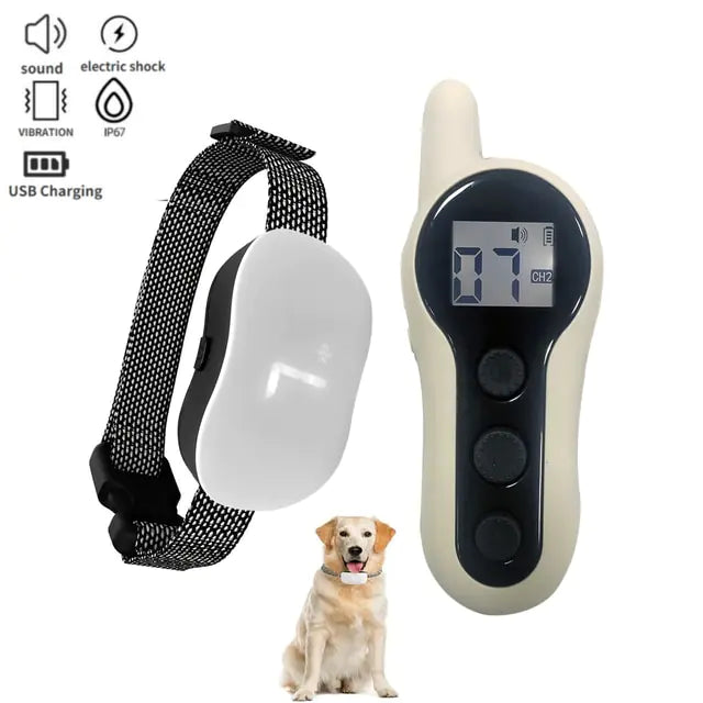 Ultrasonic Anti-Bark Dog Training Collar - Monolog