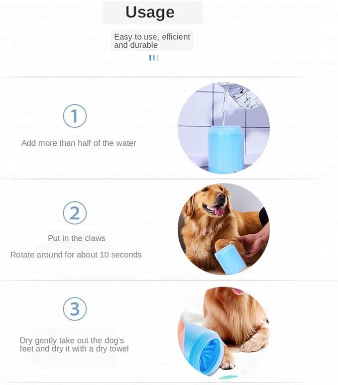 Silicone Pet Paw Washing Cup