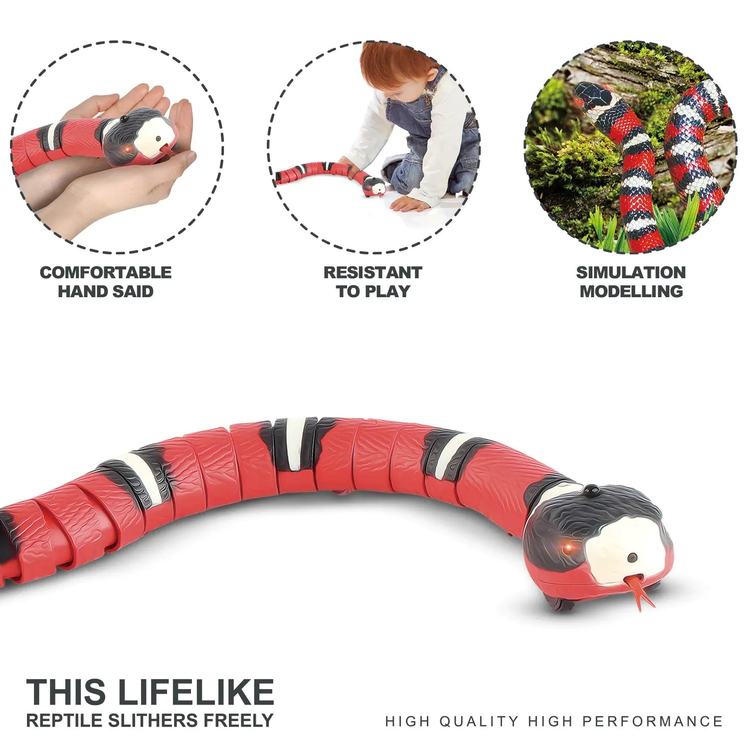 Realistic Snake Cat Toy - Monolog