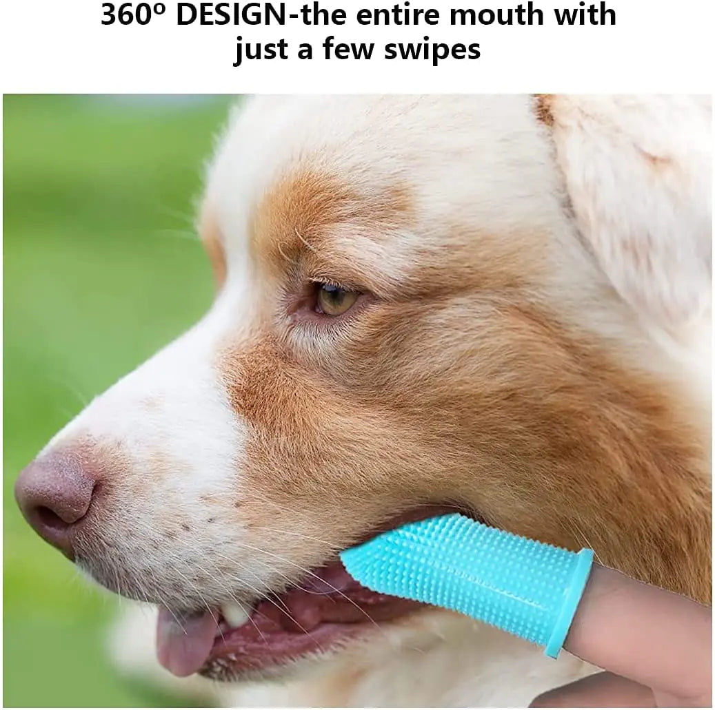 Super Soft Dog Finger Toothbrush - Monolog