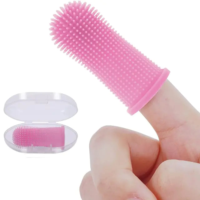 Super Soft Dog Finger Toothbrush - Monolog