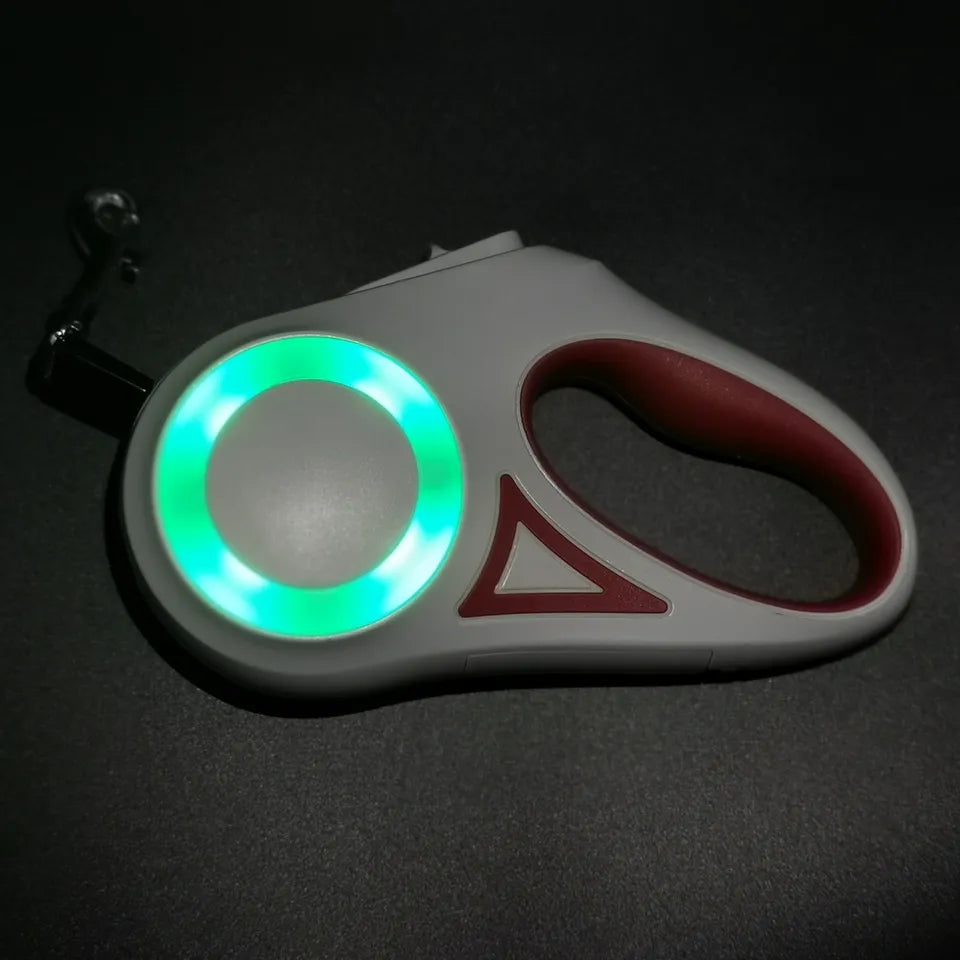 Retractable Adjustable Led Lights Dog Leash