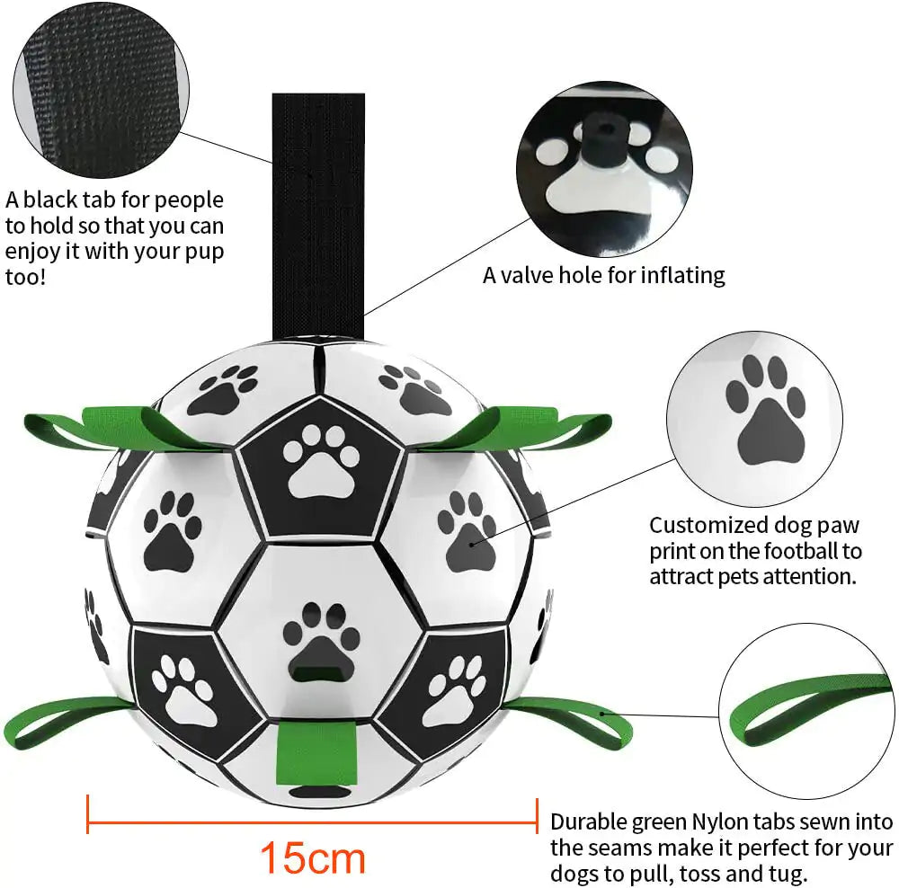 Interactive Soccer Ball Dog Toy - Monolog