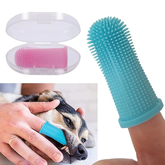 Super Soft Dog Finger Toothbrush - Monolog